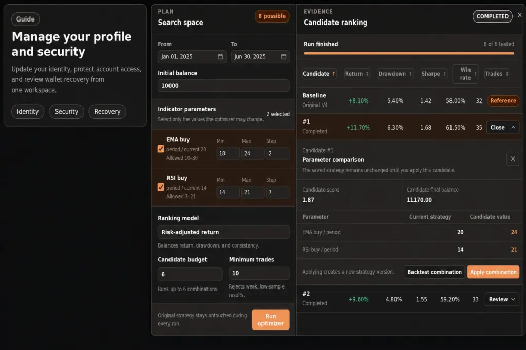 How to Keep Profile Updates Separate From Trading Decisions in Gimmer