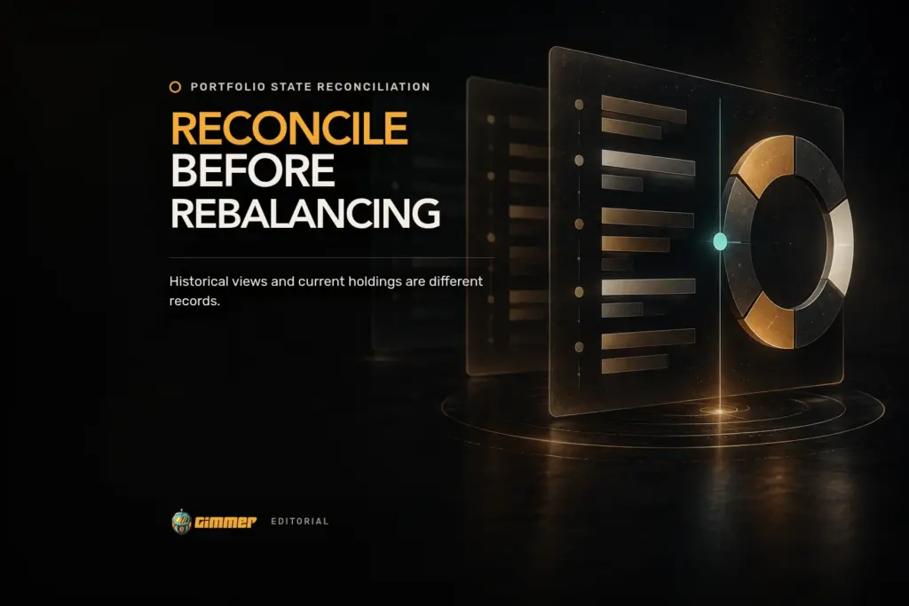 Crypto Portfolio Rebalancing After a Balance-Data Delay